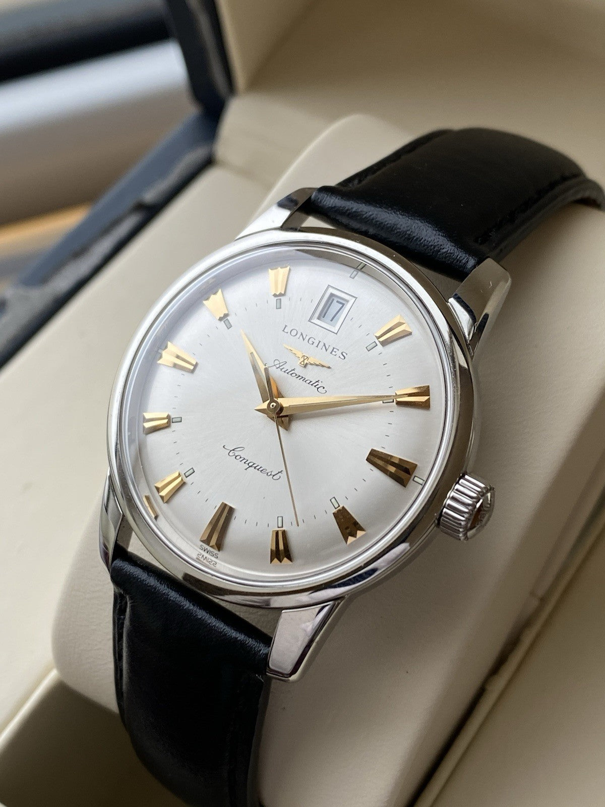 Longines Conquest Heritage Automatic 35mm Watch - Full Set - Crisp Condition