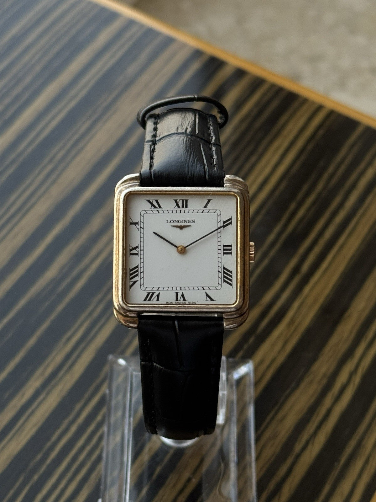 Longines Tank Vintage TV Rare Manual Wind Silver watch