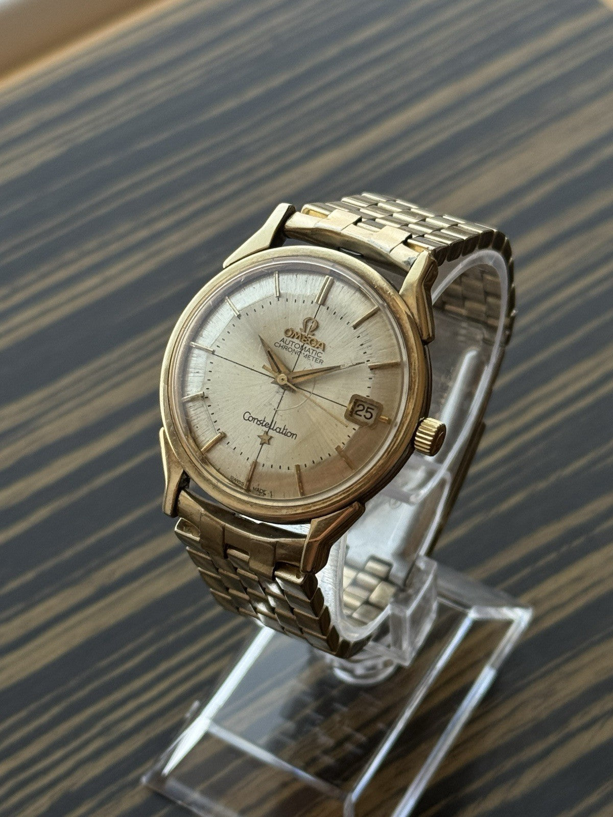 Omega Constellation Chronometer Automatic Vintage ref 162.025 pie pan 