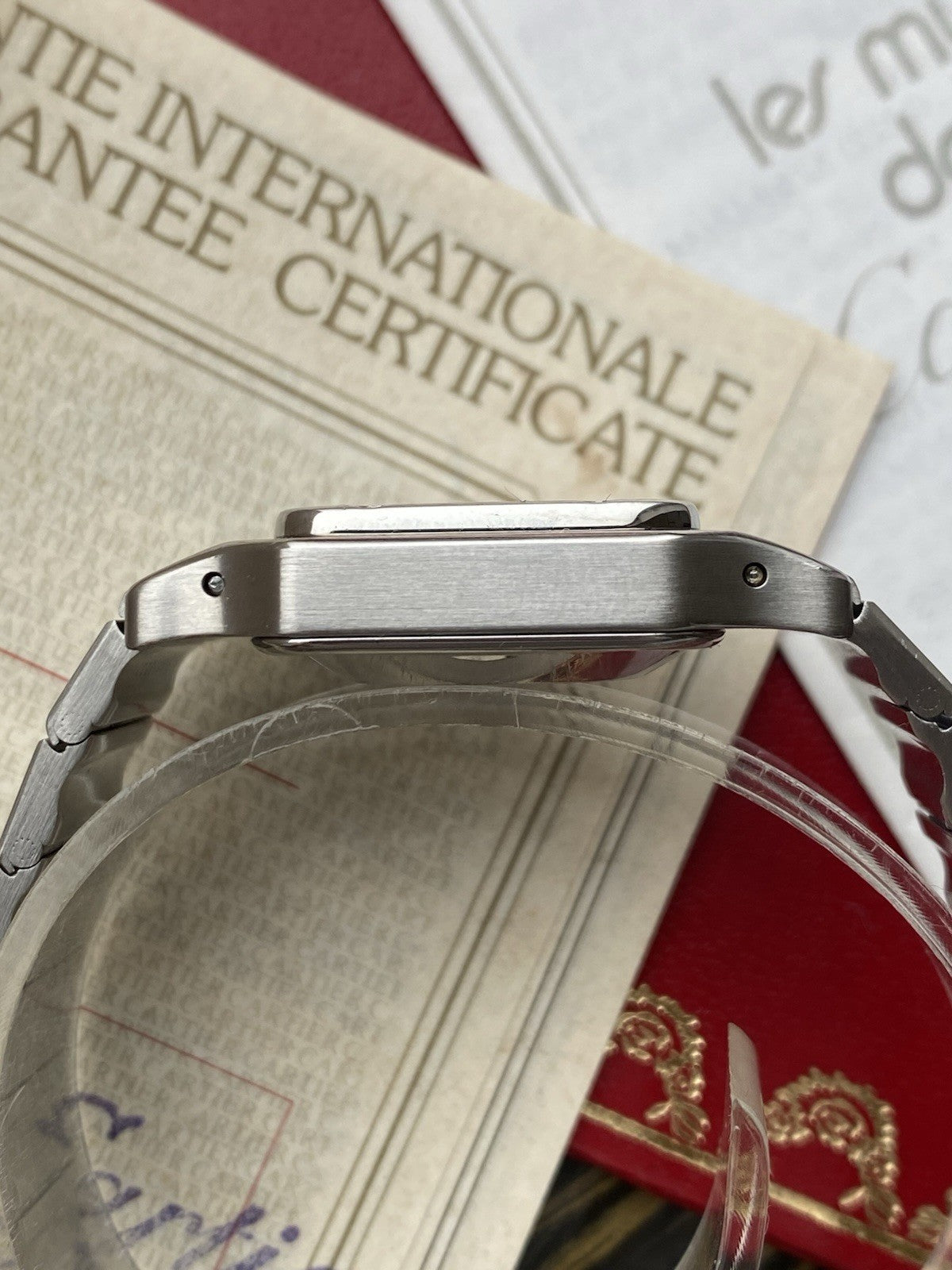 Vintage Cartier Santos Carrée 24mm Automatic Full Set