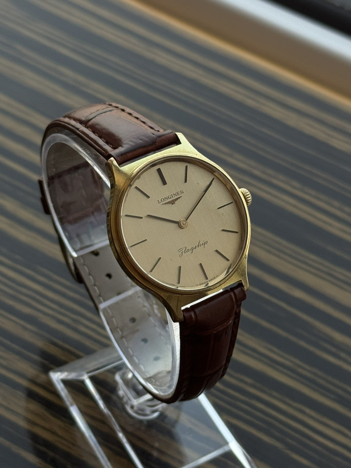 Longines Flagship Vintage Mechanical Watch 33mm For Men