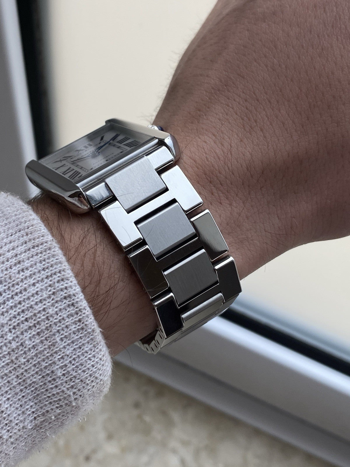 Cartier Tank Solo XL Automatic Silver Dial W5200028 3515 31x41mm