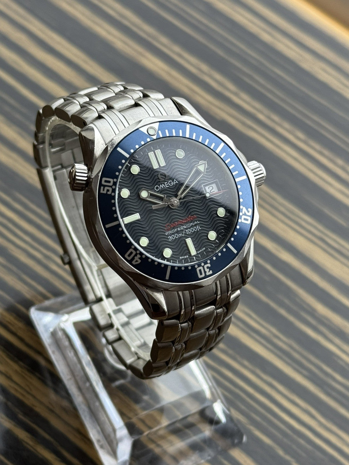 Omega Seamaster  James Bond 36mm Quartz Watch
