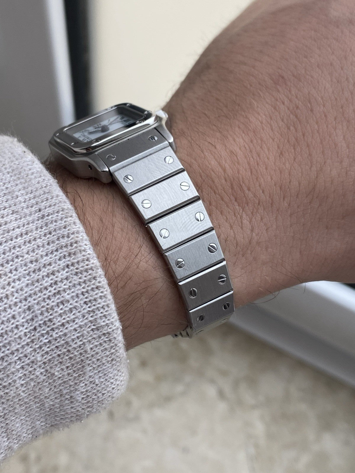 Vintage Cartier Santos Carrée 24mm Automatic Full Set