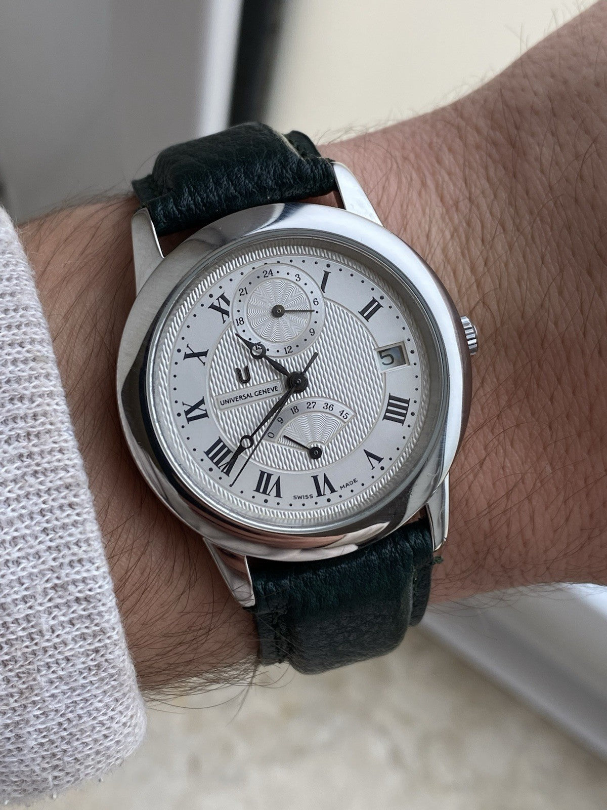 Universal Geneve Automatic GMT Power Reserve New Old Stock