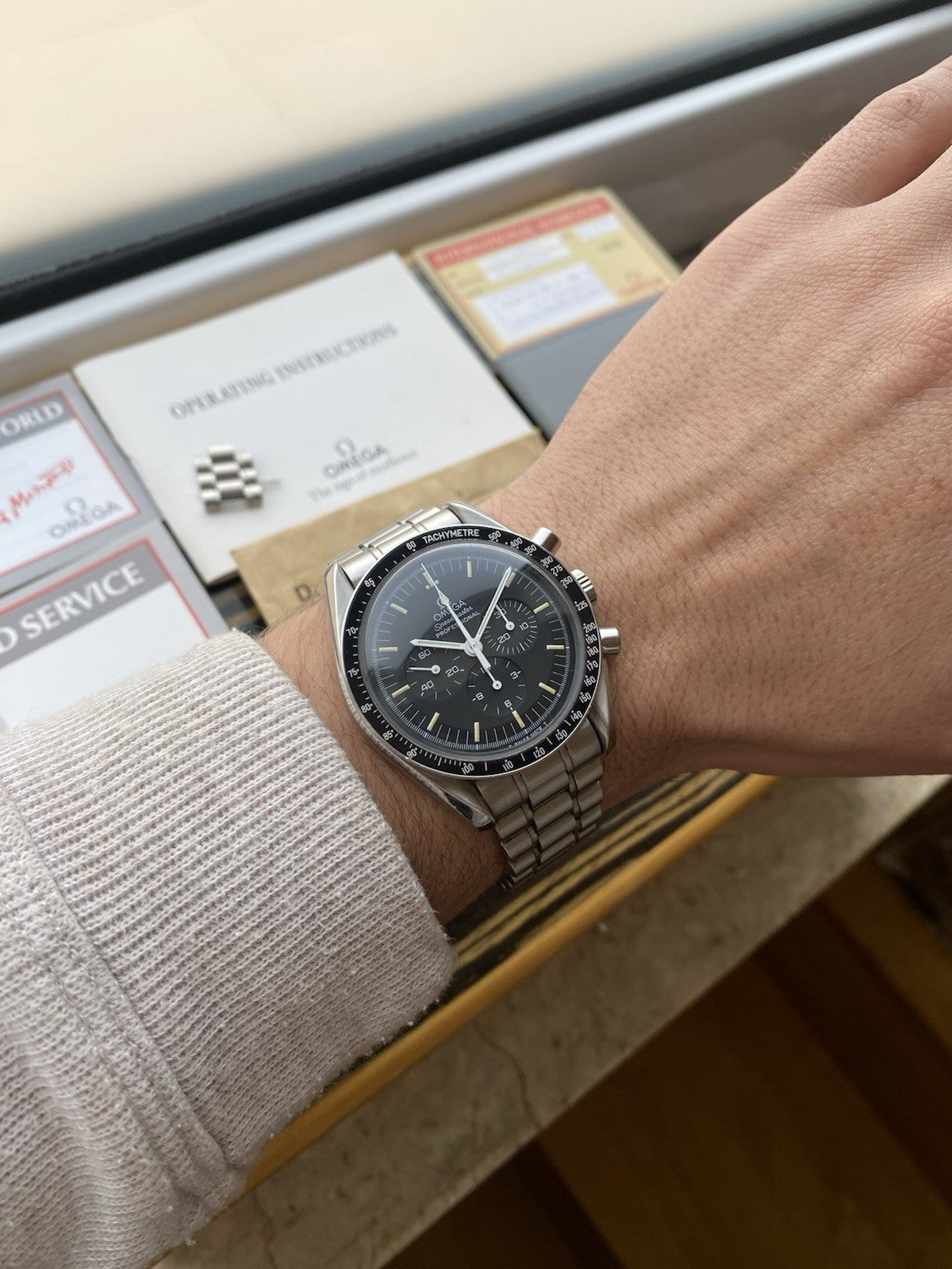 Omega Speedmaster Professional Apollo XI Automatic Chronograph Full Set