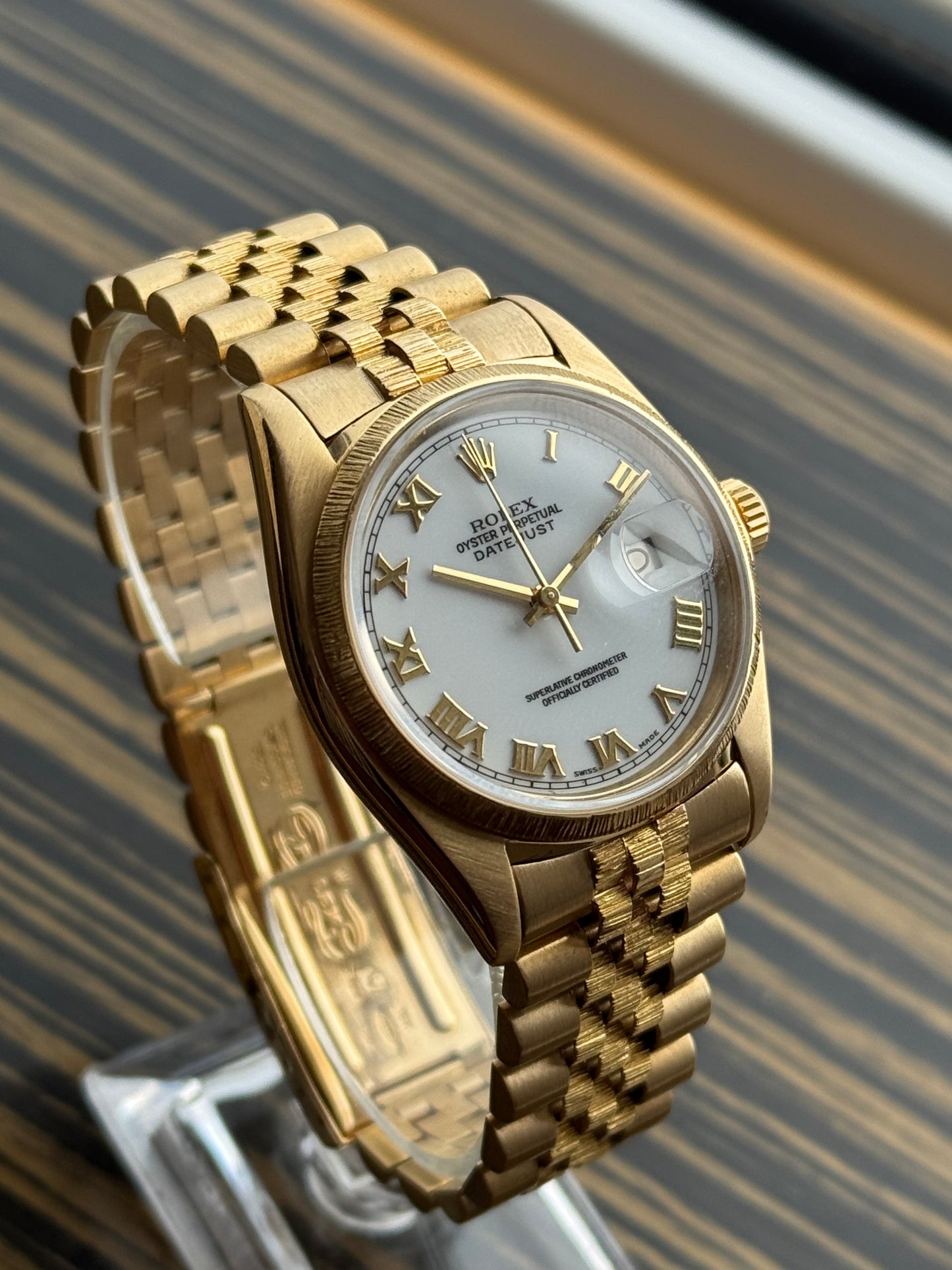 Rolex Datejust 36 mm 18kt Gold ref 16018