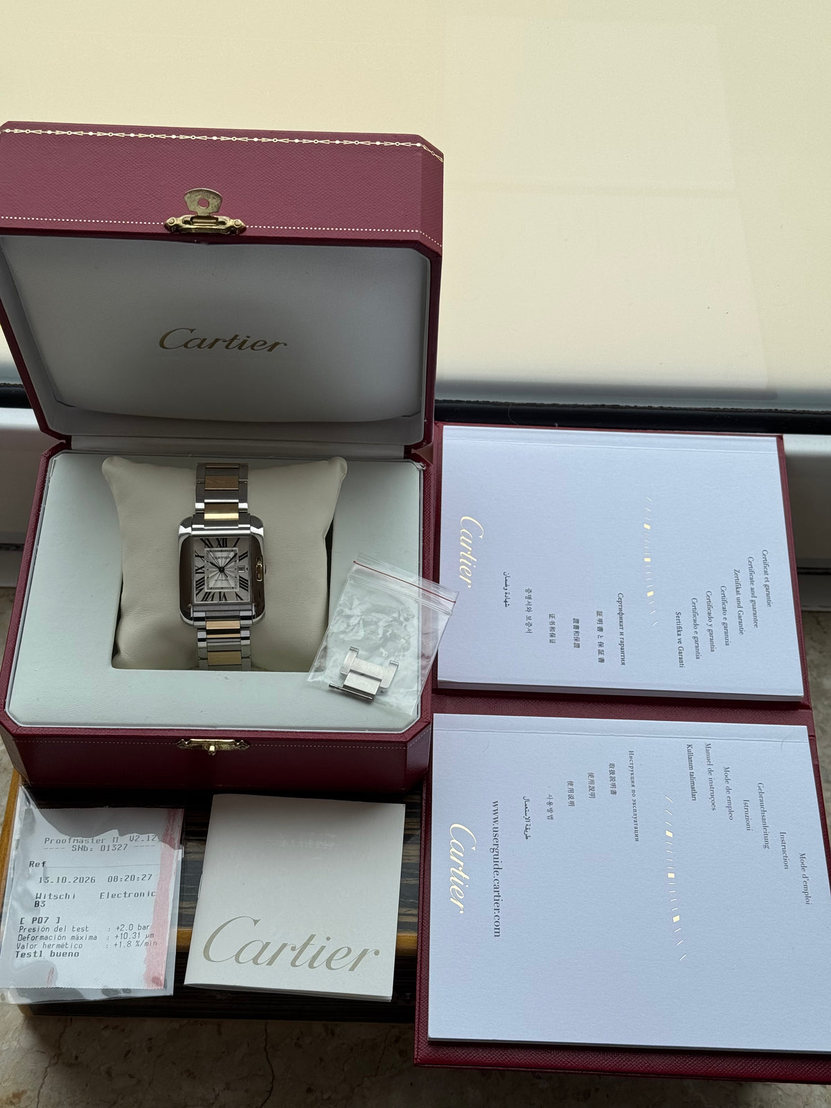 2/2 Cartier Tank Anglais