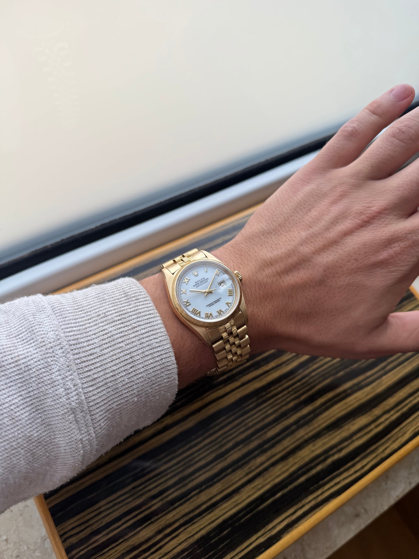 Rolex Datejust 36 mm 18kt Gold ref 16018