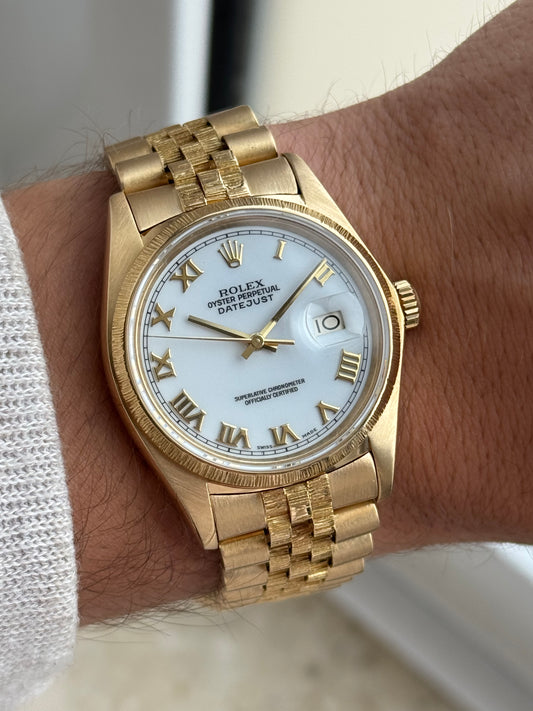 Rolex Datejust 36 mm 18kt Gold ref 16018