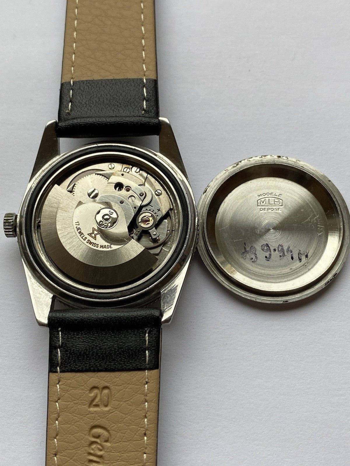 Veglia Swiss Automatic Vintage Diver Watch Pre Favre Leuba 35mm